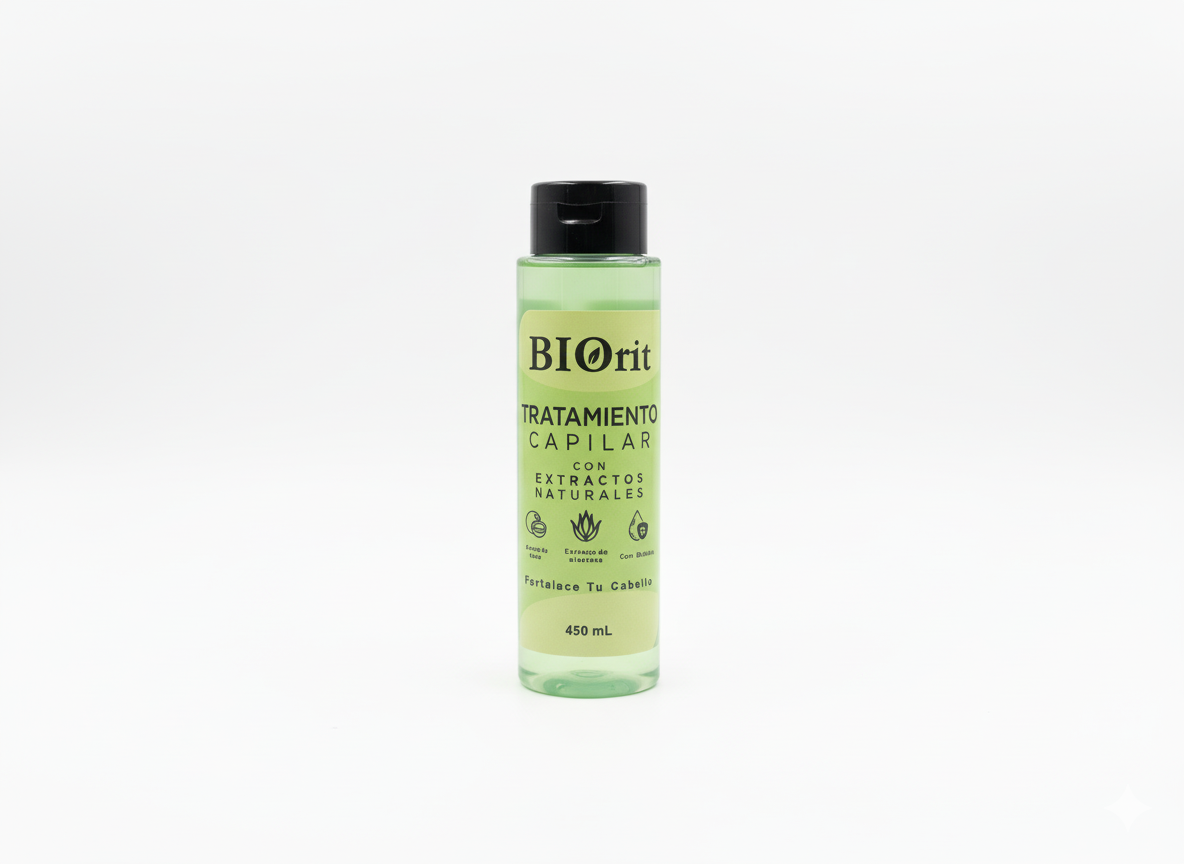 🌿 Tratamiento Capilar con extractos naturales - Verde 450 ml